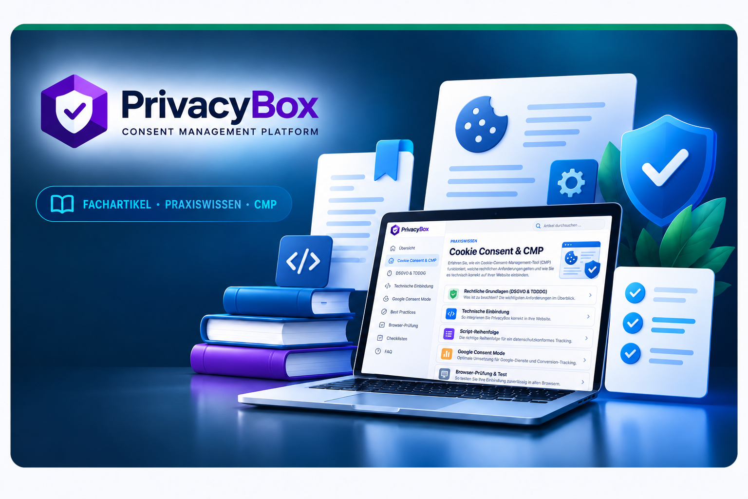 PrivacyBox Fachartikel zu Cookie Consent und Consent Management mit technischer Einbindung, DSGVO und TDDDG
