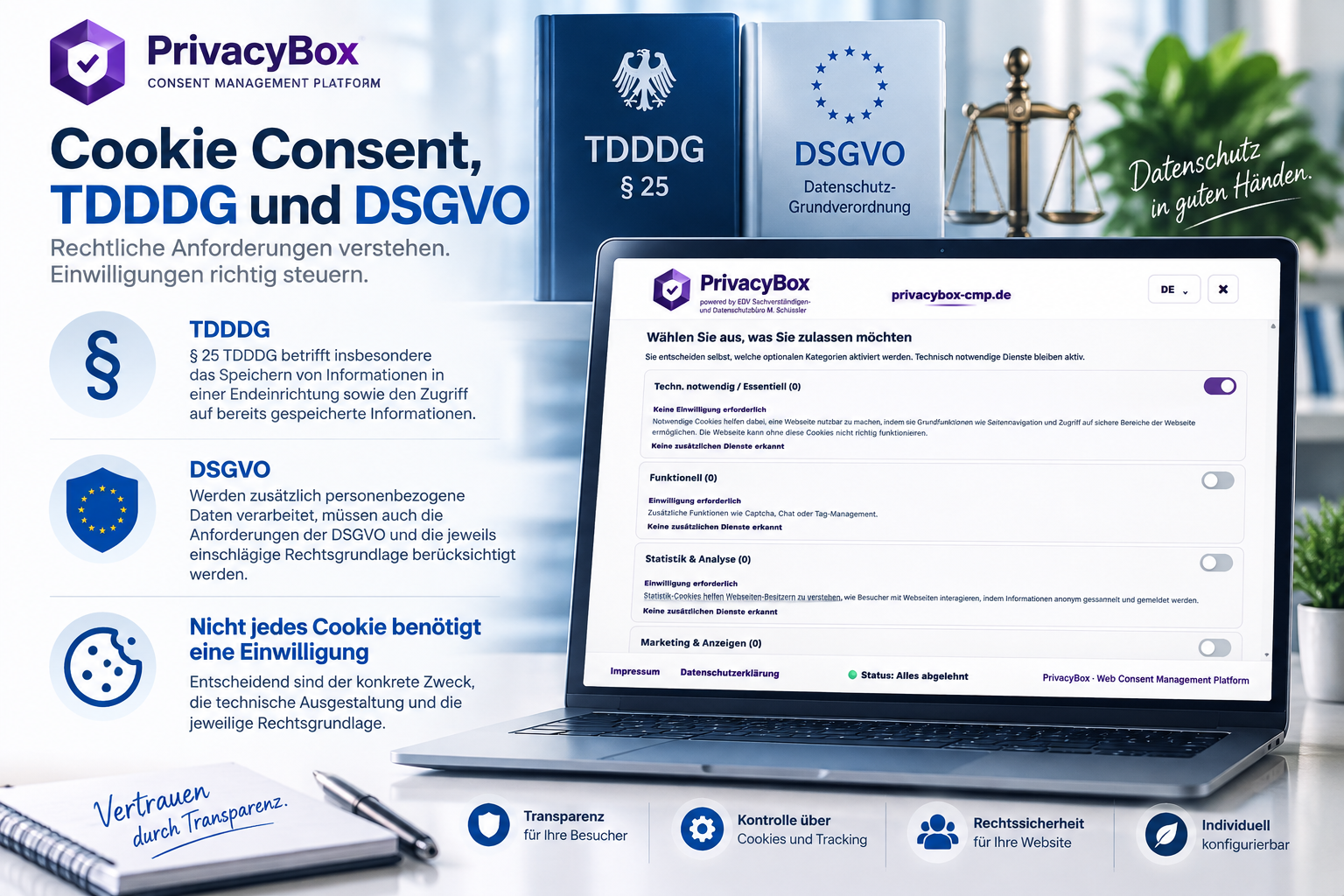 PrivacyBox – Cookie Consent, TDDDG und DSGVO